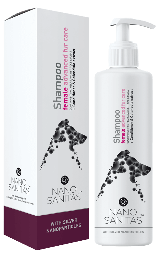 Nano Sanitas Female Fur Care Dog Shampoo 250 ml-1826052157116387328