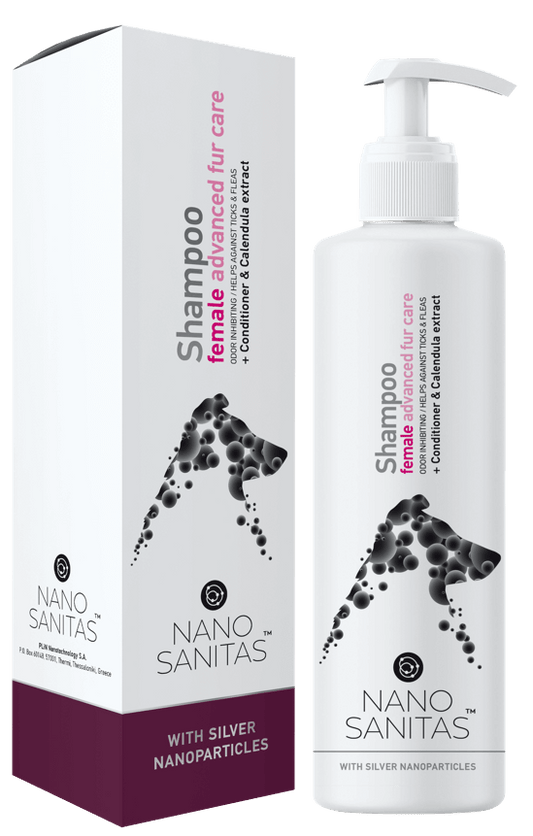 Nano Sanitas Female Fur Care Dog Shampoo 250 ml-1826052157116387328