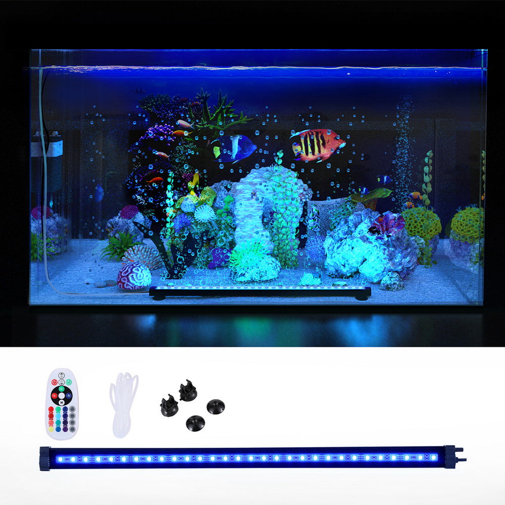 i.Pet - Aquarium Light Submersible 52CM Air Bubble LED Light