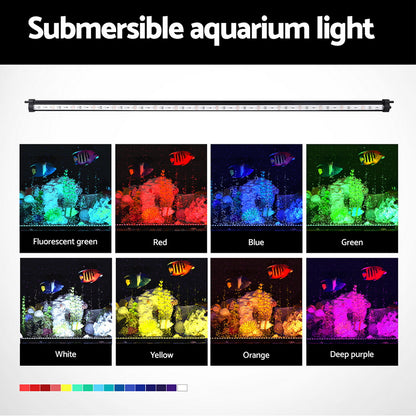 i.Pet - 88CM Submersible Aquarium Bubble LED Light