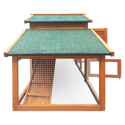 i.Pet - Large Wooden Pet Hutch 169x52x72cm