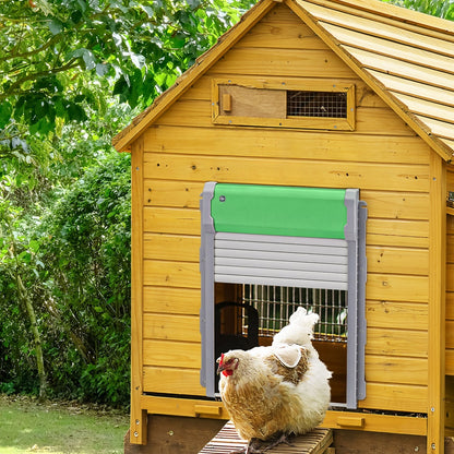 Giantz - Automatic Chicken Coop Door with Timer and Light Sensor