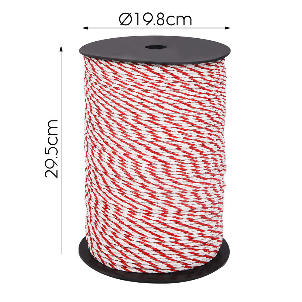 Giantz - Electric Fence Poly Rope 2x 500M