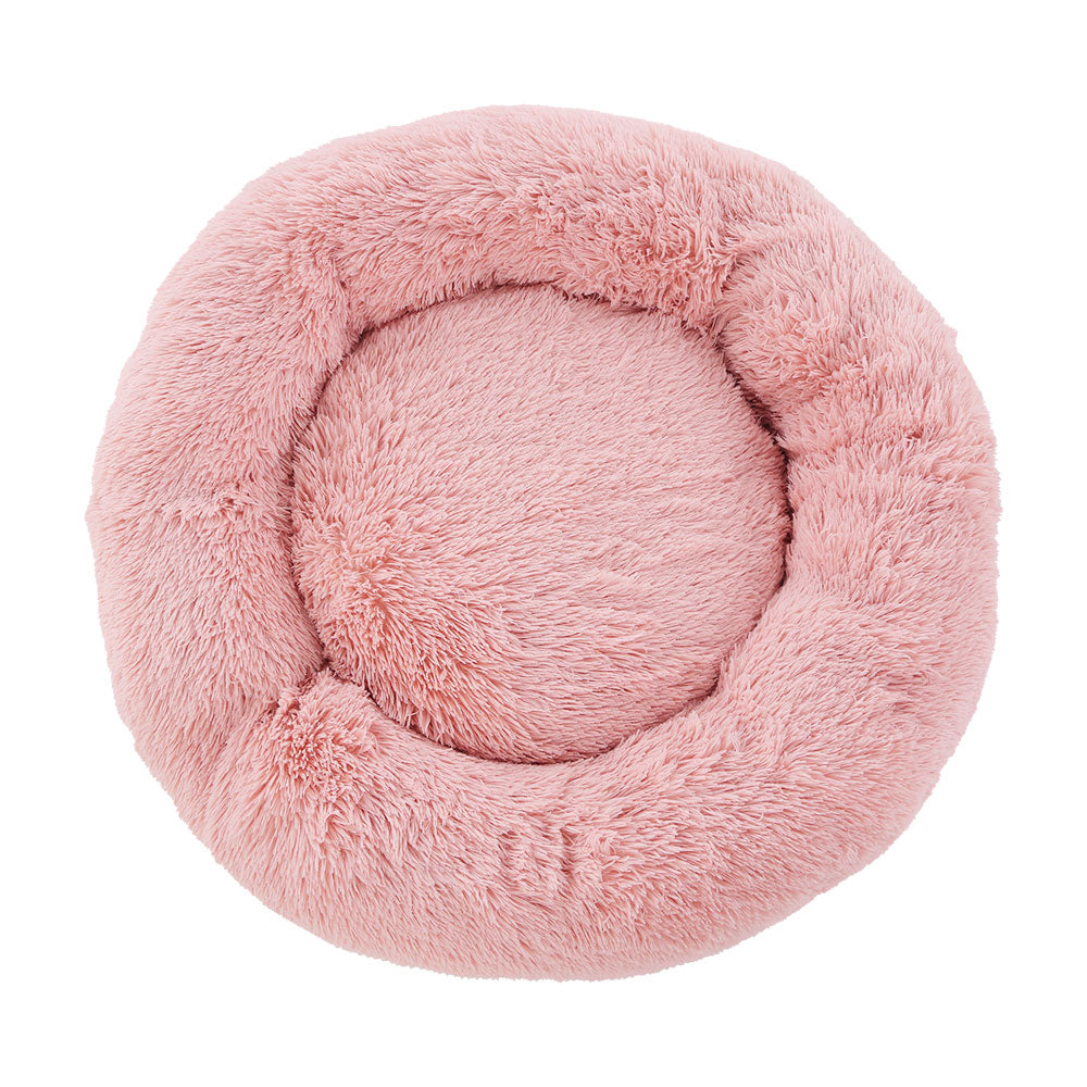 i.Pet - Large Calming Pet Bed for Dogs & Cats, 90cm - Pink