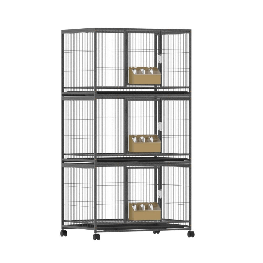 i.Pet - Large Bird Cage Aviary with Stand and Wheels