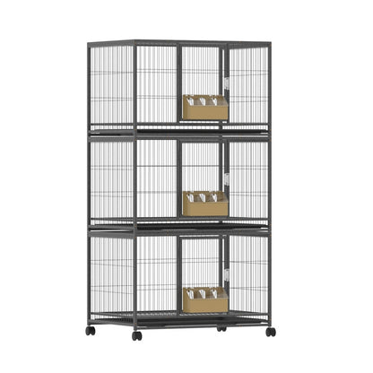 i.Pet - Large Bird Cage Aviary with Stand and Wheels