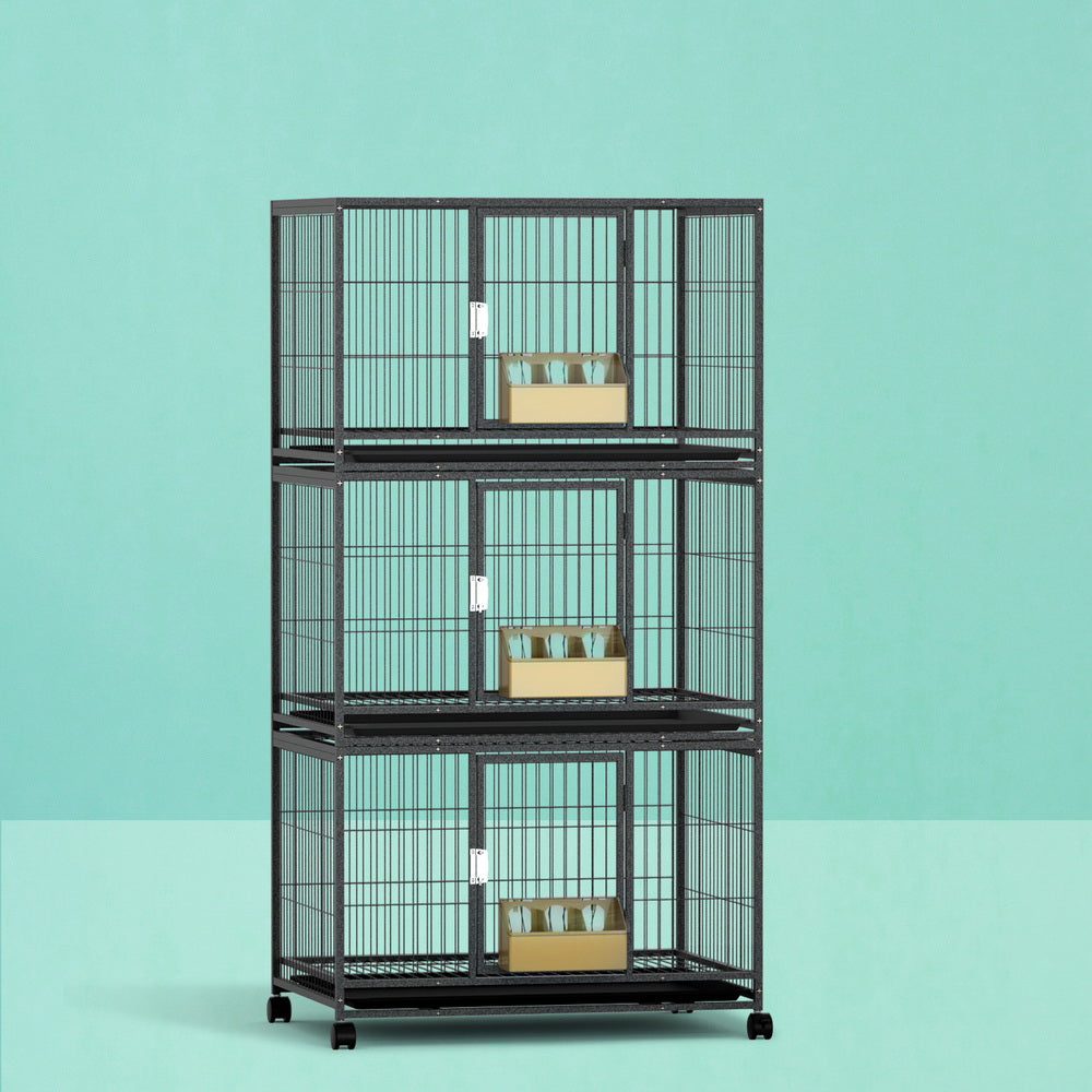 i.Pet - Large Bird Cage Aviary with Stand and Wheels