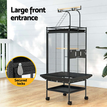 i.Pet - Large 155cm Parrot Aviary Bird Cage with Stand and Wheels