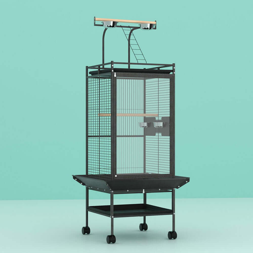 i.Pet - Large 155cm Parrot Aviary Bird Cage with Stand and Wheels