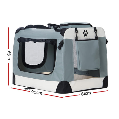 i.Pet - 2XL Soft Pet Carrier for Dogs & Cats, Portable & Foldable