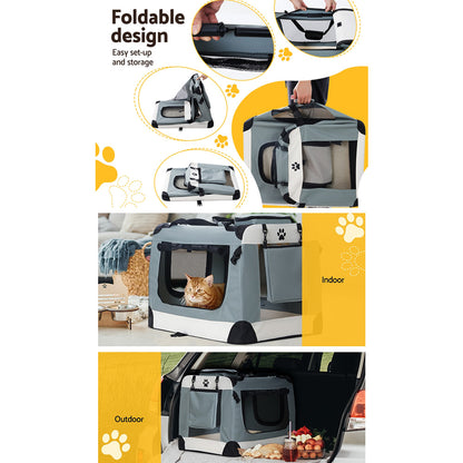 i.Pet - 2XL Soft Pet Carrier for Dogs & Cats, Portable & Foldable