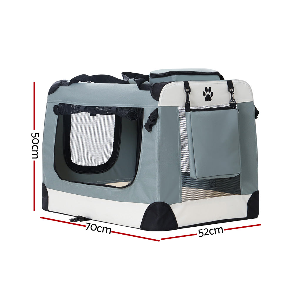 i.Pet - Large Soft Pet Carrier for Dogs & Cats, Portable & Foldable