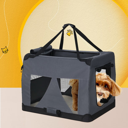 i.Pet - M Soft Pet Carrier for Dogs & Cats, Portable & Foldable