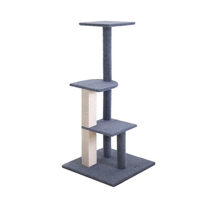 i.Pet - 124cm Cat Tree Scratching Post Tower with Condo and Perches