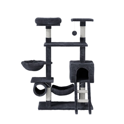 i.Pet - 144cm Cat Tree Tower with Scratching Post, Condo, Toys, and Bed