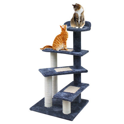 i.Pet - 100cm Cat Tree Scratching Post Tower with Bed