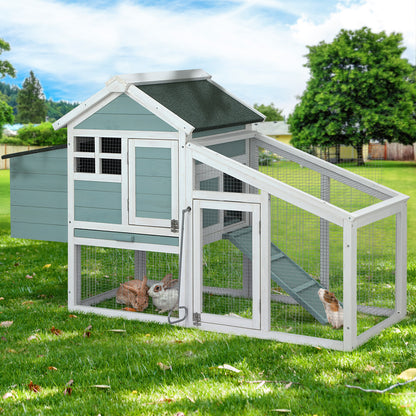 i.Pet - Wooden Outdoor Pet Hutch 150x60x93cm