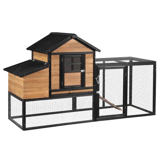 i.Pet - Extra Large Wooden Chicken Coop and Rabbit Hutch