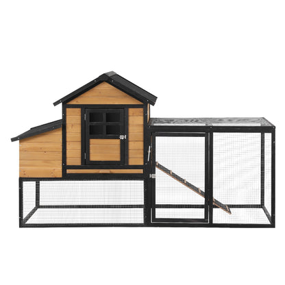 i.Pet - Extra Large Wooden Chicken Coop and Rabbit Hutch