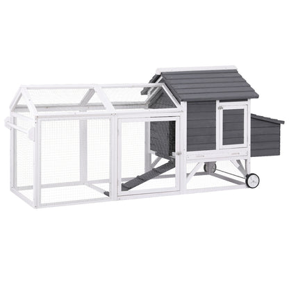 i.Pet - Extra Large Wooden Chicken Coop and Rabbit Hutch