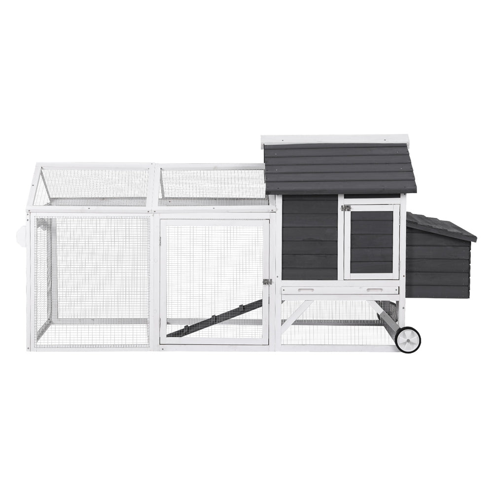 i.Pet - Extra Large Wooden Chicken Coop and Rabbit Hutch