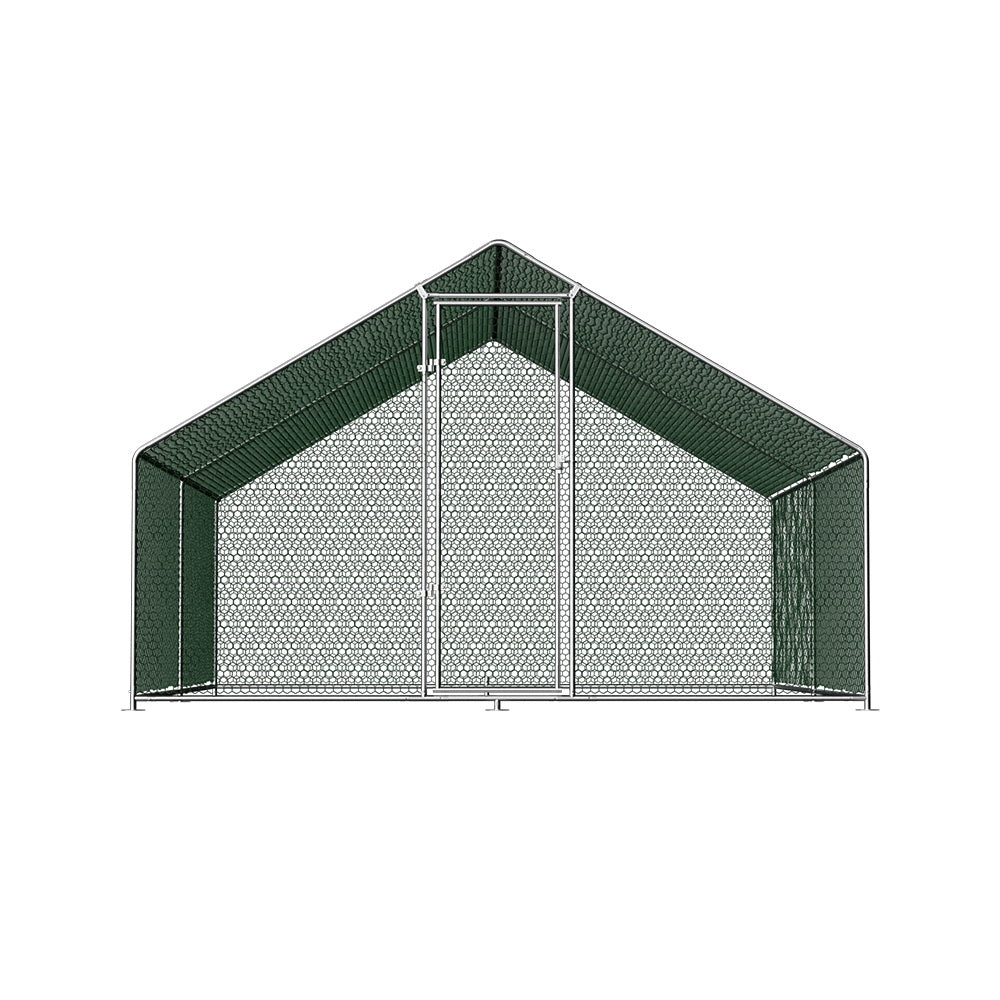 i.Pet - Chicken Coop Cage 3x4x2m Galvanised Steel