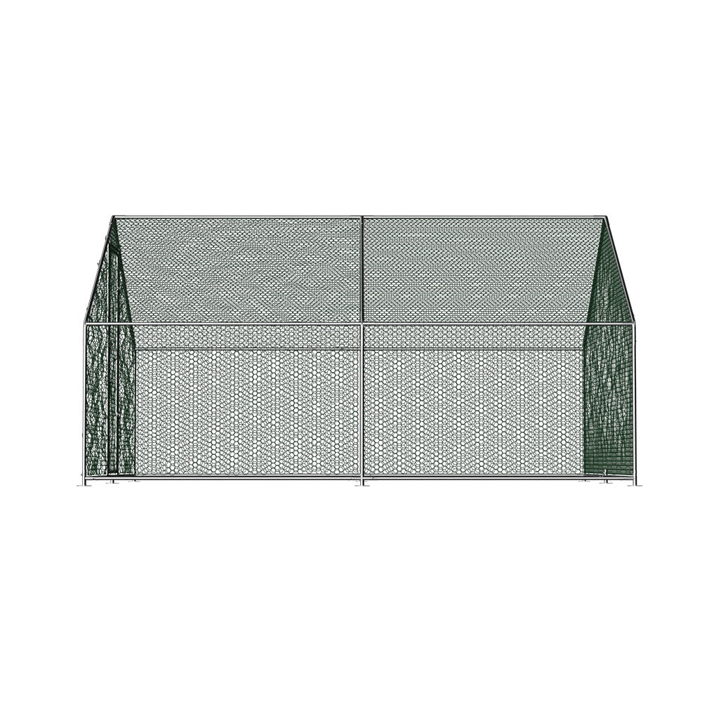 i.Pet - Chicken Coop Cage 3x4x2m Galvanised Steel