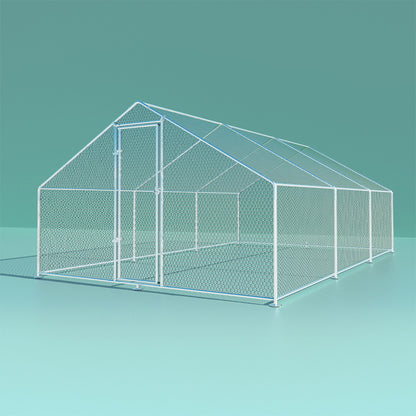 i.Pet - Chicken Coop Cage 3x6x2m Galvanised Steel