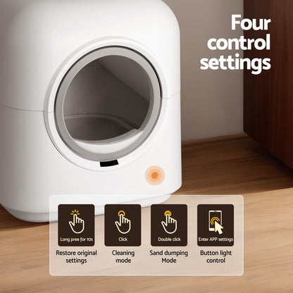 i.Pet - Automatic Self-Cleaning Smart Cat Litter Box with App Control