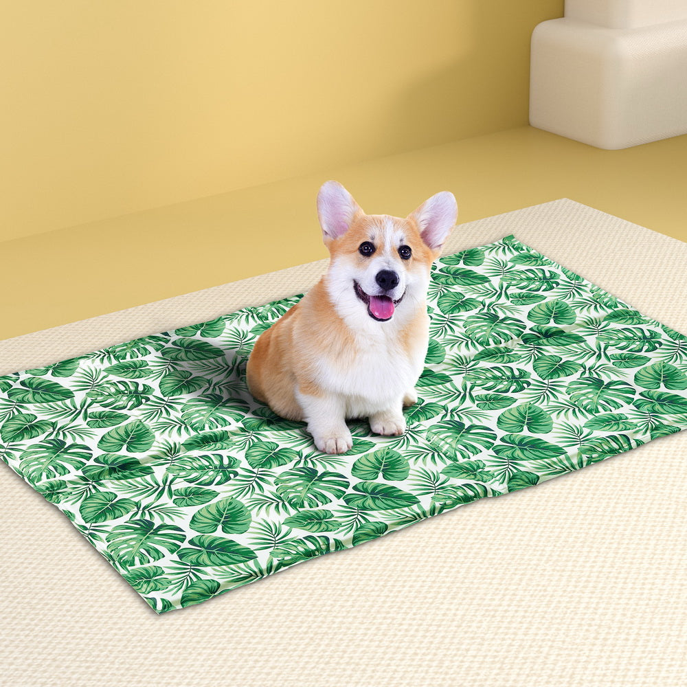 i.Pet - Pet Cooling Mat Gel Dog Cat Self-Cooling Pad for Summer - Green