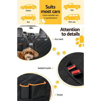 i.Pet - Waterproof Pet Car Seat Cover & Dog Hammock Protector