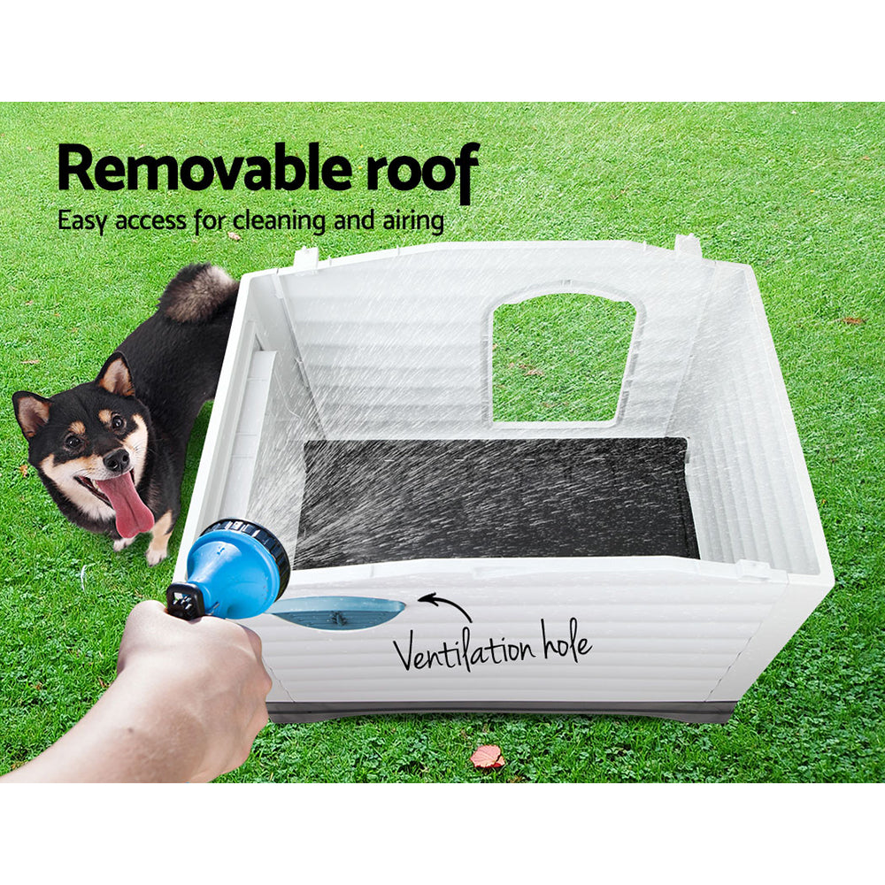 i.Pet - Extra Large Outdoor Plastic Dog Kennel House