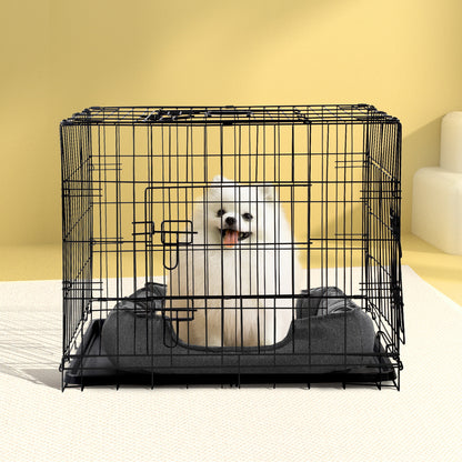 i.Pet - 36" Dog Cage Crate Kennel with 3 Doors