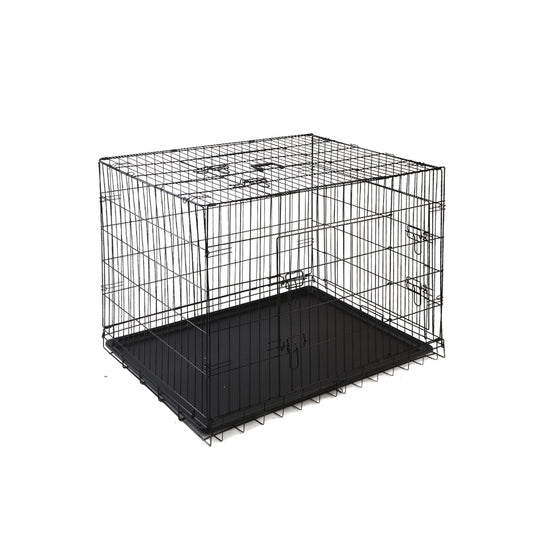 i.Pet - 42" Foldable Dog Crate with 3 Doors