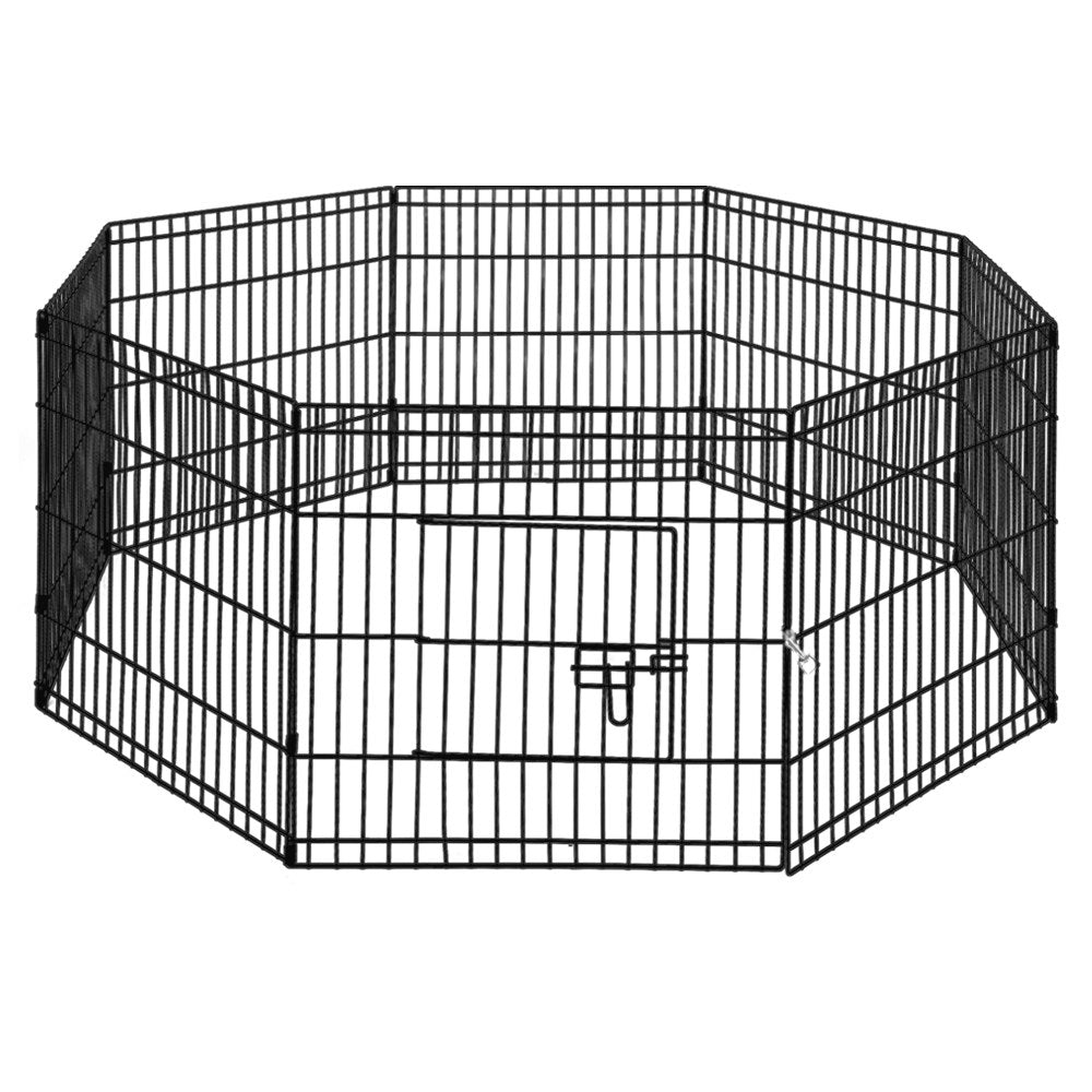 i.Pet - 24" 8 Panel Dog Playpen