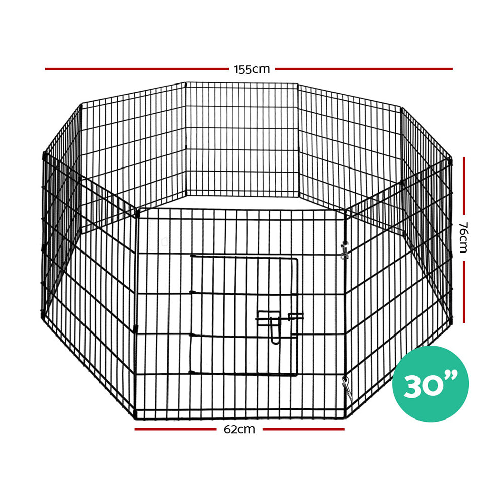 i.Pet - 30" 8-Panel Dog Playpen Fence