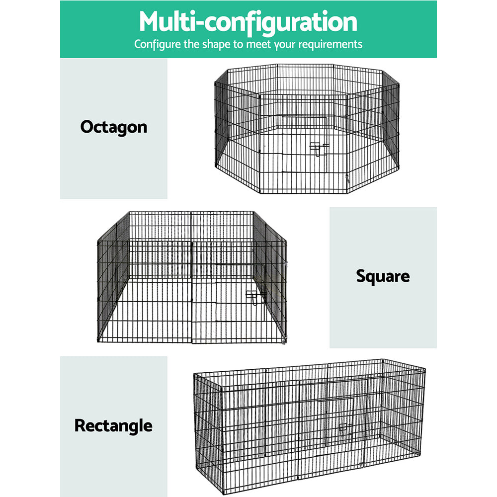 i.Pet - 30" 8-Panel Dog Playpen Fence