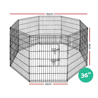 i.Pet - 36" 8-Panel Dog Playpen