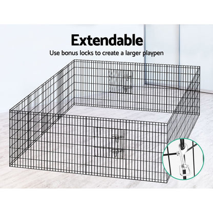 i.Pet - 36" 8-Panel Dog Playpen