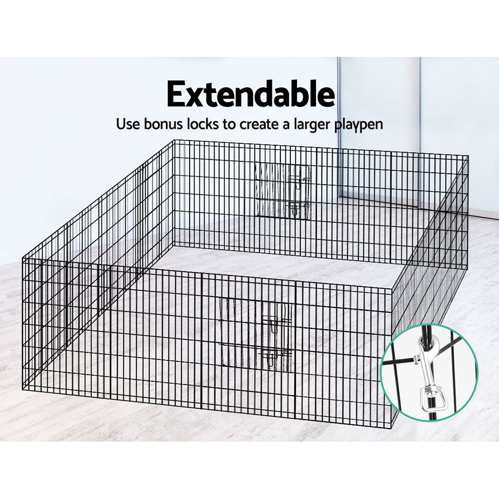 i.Pet - 2x36" 8 Panel Dog Playpen