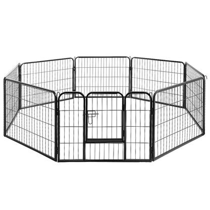 i.Pet - 24" 8 Panel Dog Playpen