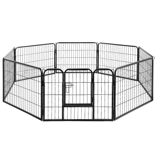 i.Pet - 24" 8 Panel Dog Playpen