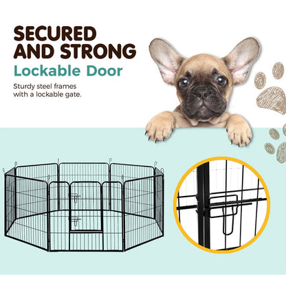 i.Pet - 32" 8-Panel Dog Playpen Fence