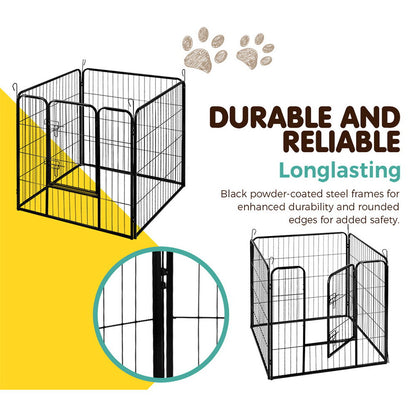 i.Pet - 32" 8-Panel Dog Playpen Fence