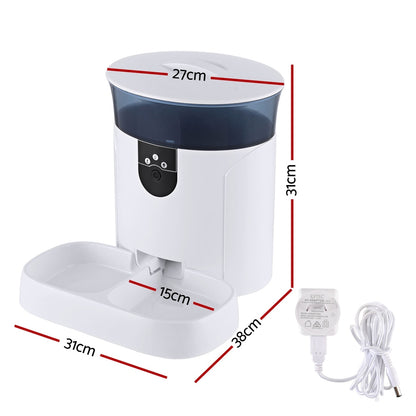 i.Pet - 7L Smart Pet Feeder with Camera and WiFi Control