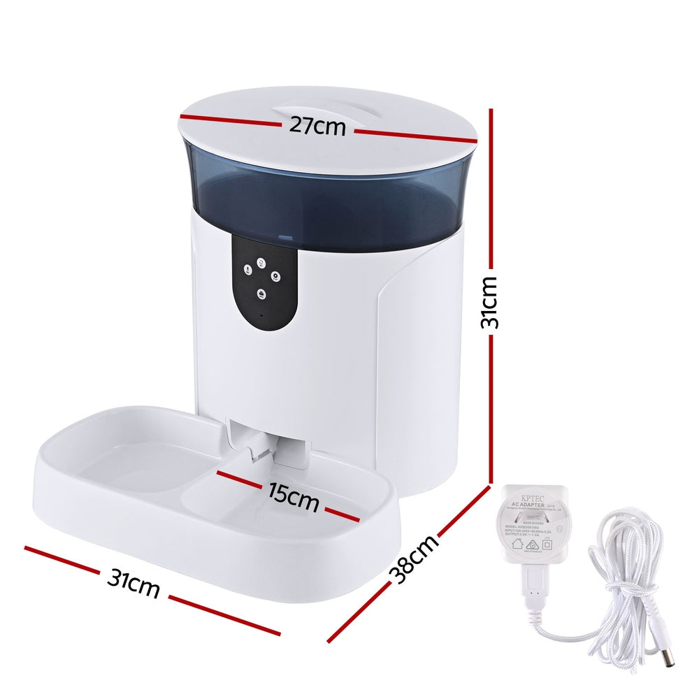 i.Pet - 7L Smart Pet Feeder with WiFi Control and Timer