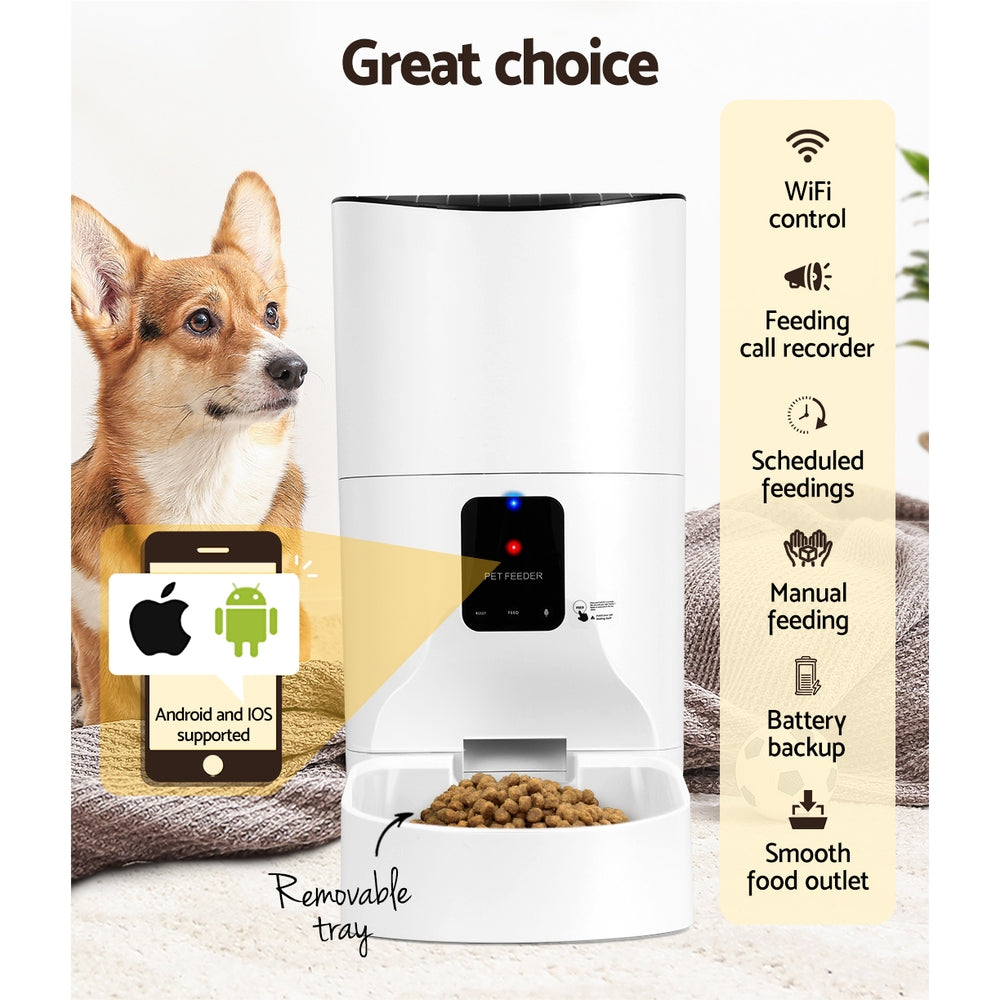 i.Pet - 9L WiFi Smart Pet Feeder with Auto Timer