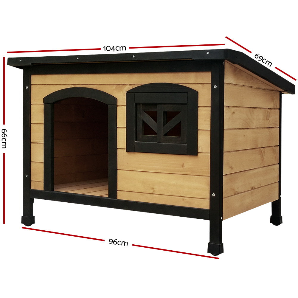 i.Pet - Extra Large Wooden Outdoor/Indoor Puppy Pet House