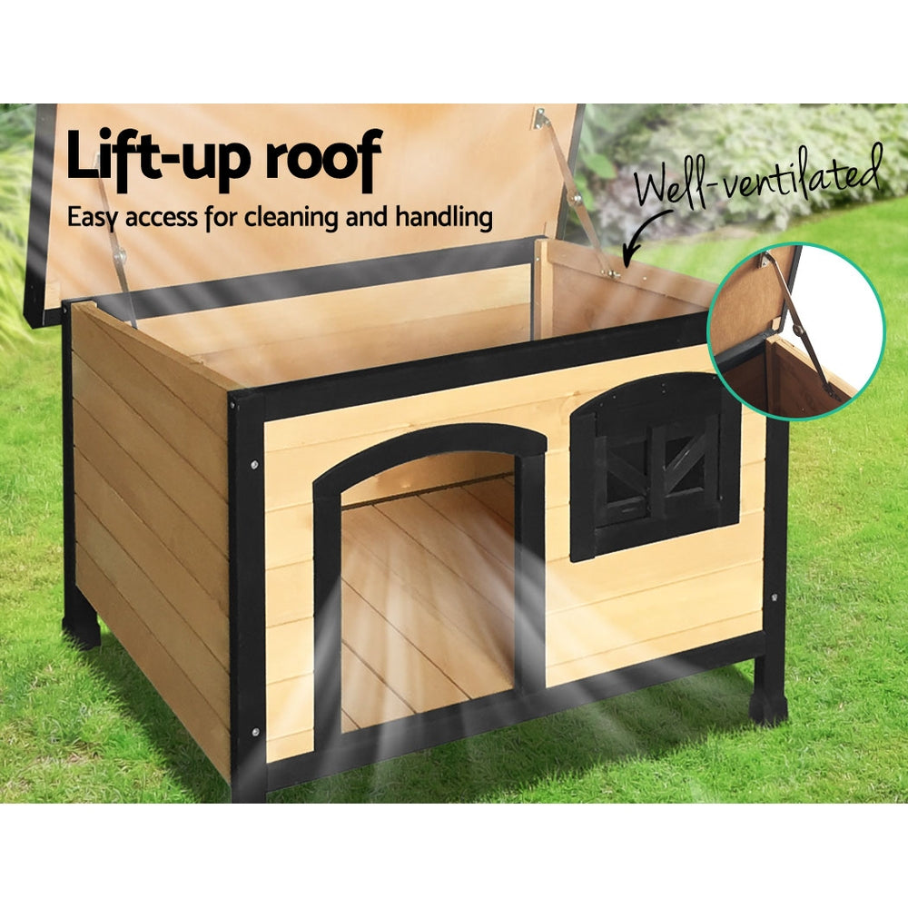 i.Pet - Extra Large Wooden Outdoor/Indoor Puppy Pet House