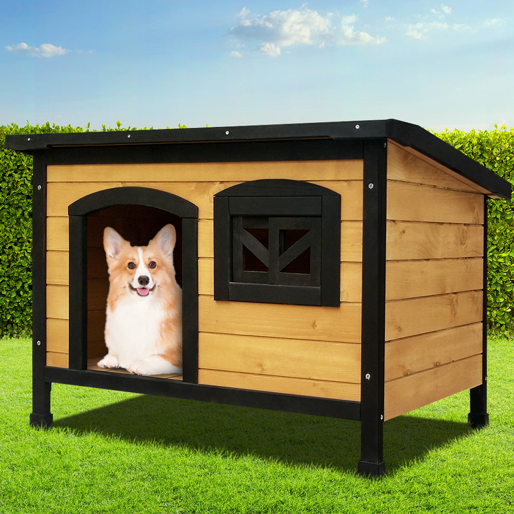 i.Pet - Extra Large Wooden Outdoor/Indoor Puppy Pet House